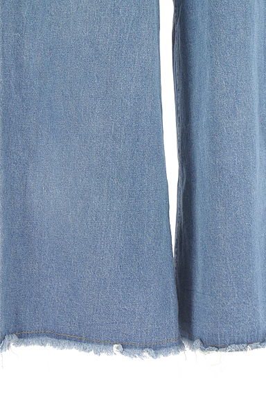 antiqua（アンティカ）の古着「クロップド丈デニムワイドパンツ（デニムパンツ）」大画像５へ