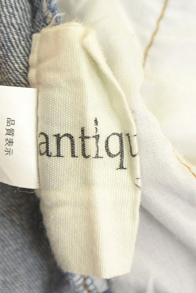 antiqua（アンティカ）の古着「クロップド丈デニムワイドパンツ（デニムパンツ）」大画像６へ