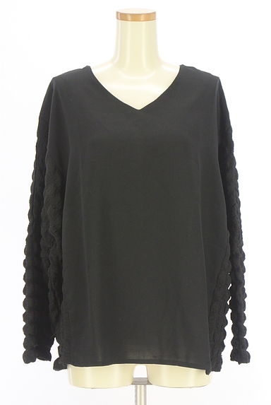 antiqua（アンティカ）の古着「patterntorso 別地切替カットソー（カットソー・プルオーバー）」大画像１へ