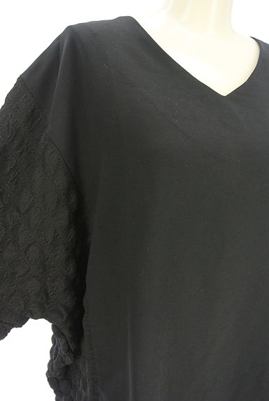 antiqua（アンティカ）の古着「patterntorso 別地切替カットソー（カットソー・プルオーバー）」大画像４へ