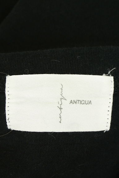 クリックで大画像表示 antiqua(アンティカ)の古着「フレンチスリーブコットンロングワンピ(ワンピース・チュニック)」大画像6へ