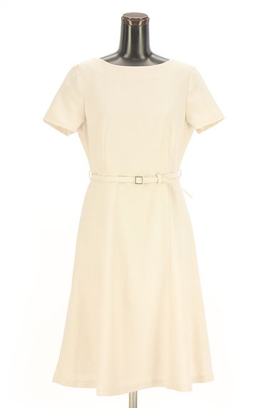 NATURAL BEAUTY BASIC（ナチュラルビューティベーシック）の古着「ベルト付き半そでワンピース（ワンピース・チュニック）」大画像１へ