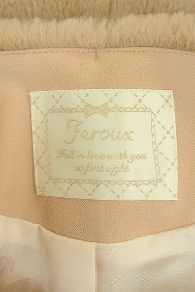 Feroux（フェルゥ）の古着「フェイクファーショートコート（コート）」大画像６へ