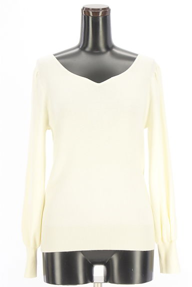 PROPORTION BODY DRESSING（プロポーションボディドレッシング）の古着「Vネックニットトップス（ニット）」大画像１へ