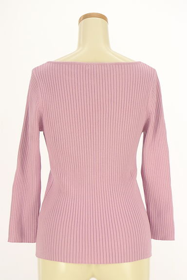 クリックで大画像表示 PROPORTION BODY DRESSING(プロポーションボディドレッシング)の古着「Vネックリブニットトップス(ニット)」大画像2へ