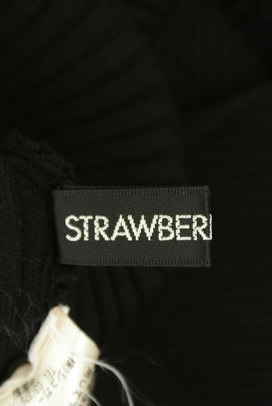 STRAWBERRY-FIELDS（ストロベリーフィールズ）の古着「Vネッククロスリブニットトップス（ニット）」大画像６へ