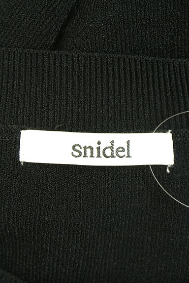 Snidel（スナイデル）の古着「シフォンパフスリーブ膝下ニットワンピース（ワンピース・チュニック）」大画像６へ