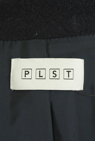 クリックで大画像表示 PLST(プラステ)の古着「ノーカラーウール混ロングコート(コート)」大画像6へ