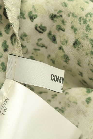 クリックで大画像表示 COMME CA(コムサ)の古着「チュール入り総柄ロングスカート(ロングスカート・マキシスカート)」大画像6へ