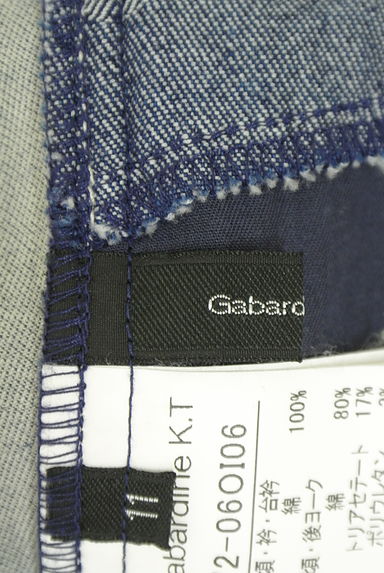 クリックで大画像表示 COMME CA(コムサ)の古着「Gabardine K.T 前後切替ノースリデニムワンピース(ワンピース・チュニック)」大画像6へ