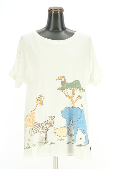 クリックで大画像表示 drug store's(ドラッグストアーズ)の古着「動物プリントTシャツ(Tシャツ)」大画像4へ