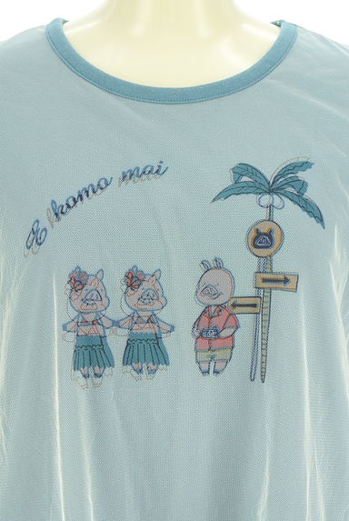 drug store's（ドラッグストアーズ）の古着「チュールドッキングプリントTシャツ（Ｔシャツ）」大画像４へ