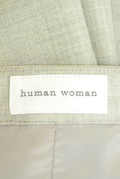クリックで大画像表示 HUMAN WOMAN(ヒューマンウーマン)の古着「ミモレ丈ツータックフレアパンツ(パンツ)」大画像6へ