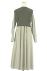 NATURAL BEAUTY BASIC（ナチュラルビューティベーシック）の古着「ツーピース（ジャケット＋ワンピース）」後ろ