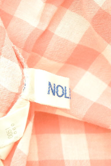 NOLLEY'S（ノーリーズ）の古着「チェック柄ツイストシアーブラウス（ブラウス）」大画像６へ