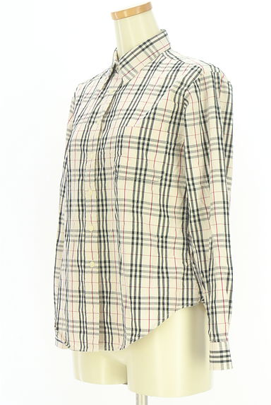 クリックで大画像表示 BURBERRY(バーバリー)の古着「ラウンドヘムチェックシャツ(カジュアルシャツ)」大画像3へ