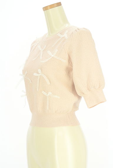 クリックで大画像表示 WILLSELECTION(ウィルセレクション)の古着「リボン付きラメニット(ニット)」大画像3へ