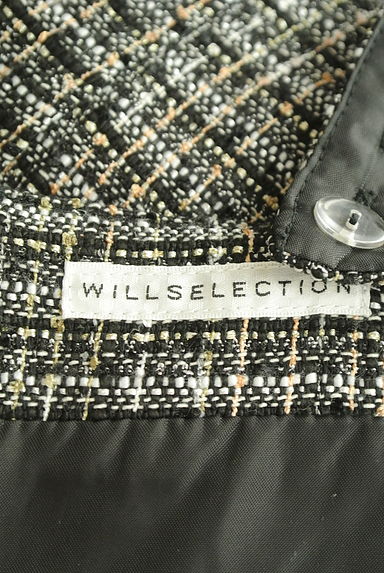 クリックで大画像表示 WILLSELECTION(ウィルセレクション)の古着「ツイードキャミワンピース(キャミワンピース)」大画像6へ