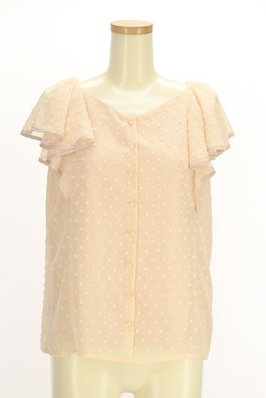クリックで大画像表示 MISCH MASCH(ミッシュマッシュ)の古着「ドットドビーシフォンカットソー(カットソー・プルオーバー)」大画像1へ