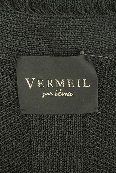 クリックで大画像表示 VERMEIL par iena(ヴェルメイユ パー イエナ)の古着「フリンジシアーニットカーディガン(カーディガン・ボレロ)」大画像6へ