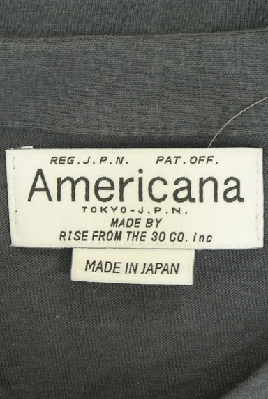 クリックで大画像表示 AMERICANA(アメリカーナ)の古着「ヘンリーネックカットソー(カットソー・プルオーバー)」大画像6へ