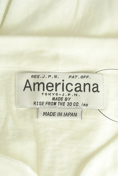 クリックで大画像表示 AMERICANA(アメリカーナ)の古着「ヘンリーネックカットソー(カットソー・プルオーバー)」大画像6へ
