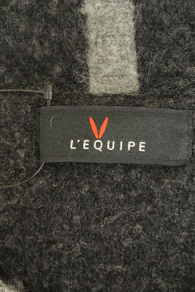 L'EQUIPE（レキップ）の古着「フーディニットロングコート（カーディガン・ボレロ）」大画像６へ