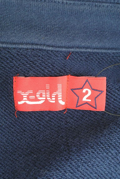 クリックで大画像表示 X-girl(エックスガール)の古着「バックプリントスウェットジャケット(ブルゾン・スタジャン)」大画像6へ
