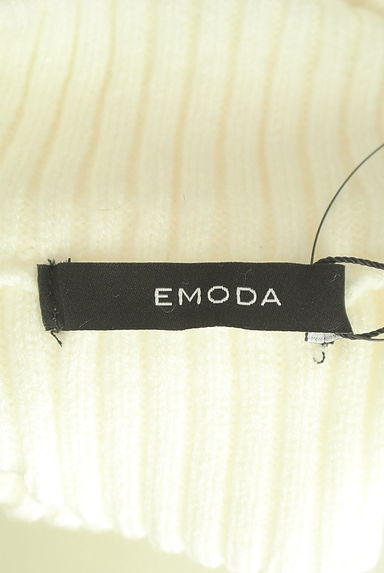 クリックで大画像表示 EMODA(エモダ)の古着「ショート丈モックネックリブニットトップス(ニット)」大画像6へ