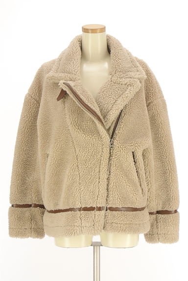 クリックで大画像表示 AZUL BY MOUSSY(アズールバイマウジー)の古着「オーバーサイズボアショートコート(コート)」大画像1へ