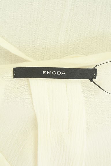 クリックで大画像表示 EMODA(エモダ)の古着「Vネックシアーカットソー(カットソー・プルオーバー)」大画像6へ