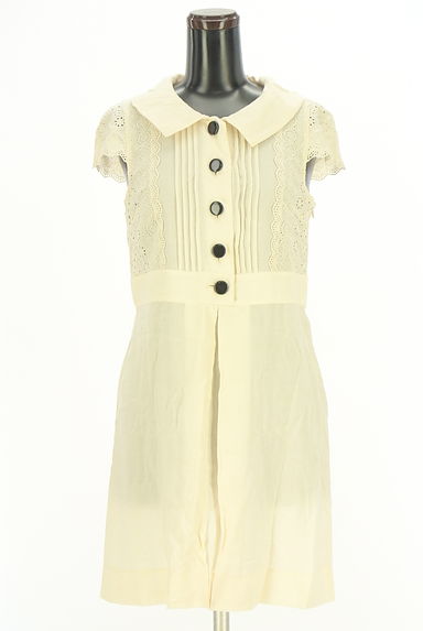 クリックで大画像表示 JILLSTUART(ジルスチュアート)の古着「カットワークレースワンピース(ワンピース・チュニック)」大画像1へ