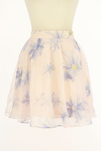 クリックで大画像表示 Snidel(スナイデル)の古着「花柄シフォンミニスカート(ミニスカート)」大画像1へ