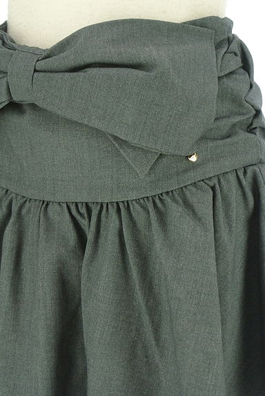 クリックで大画像表示 ANDMARY(アンドマリー)の古着「フロントリボンフレアミニスカート(ミニスカート)」大画像4へ
