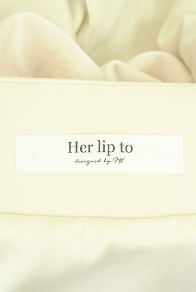 Her lip to（ハーリップトゥ）の古着「パール付き裾フリルミニスカート（ミニスカート）」大画像６へ