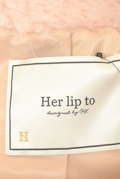 クリックで大画像表示 Her lip to(ハーリップトゥ)の古着「フェイクファーコート(コート)」大画像6へ