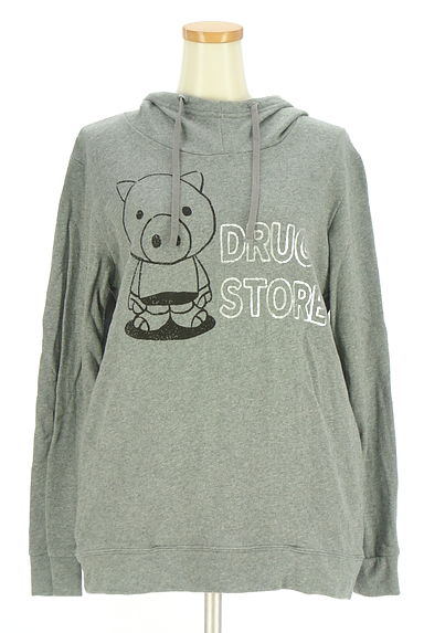 クリックで大画像表示 drug store's(ドラッグストアーズ)の古着「プリントスウェットパーカー(スウェット・パーカー)」大画像1へ