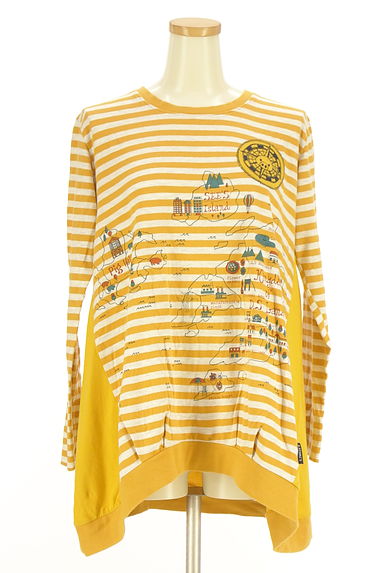drug store's（ドラッグストアーズ）の古着「地図プリントボーダーカットソー（Ｔシャツ）」大画像１へ