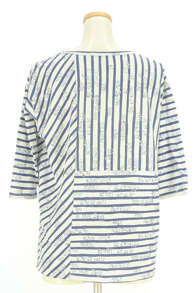 クリックで大画像表示 drug store's(ドラッグストアーズ)の古着「8分袖ボーダーカットソー(Tシャツ)」大画像2へ