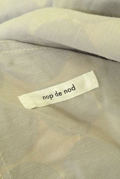 クリックで大画像表示 nop de nod(ノップドゥノッド)の古着「リネン混ロングワンピース(ワンピース・チュニック)」大画像6へ