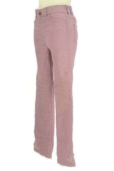 クリックで大画像表示 axes femme(アクシーズファム)の古着「ストレッチストレートパンツ(パンツ)」大画像3へ