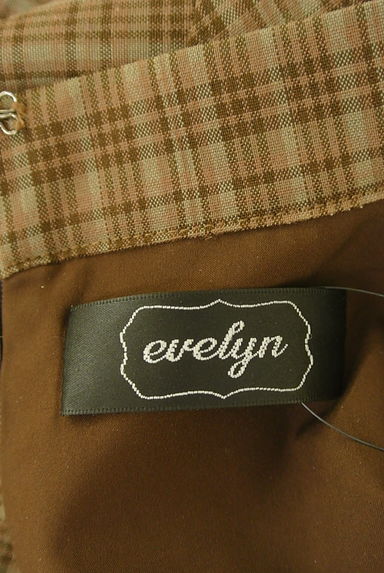 クリックで大画像表示 evelyn(エブリン)の古着「ベルト付きボウタイミニワンピース(ワンピース・チュニック)」大画像6へ