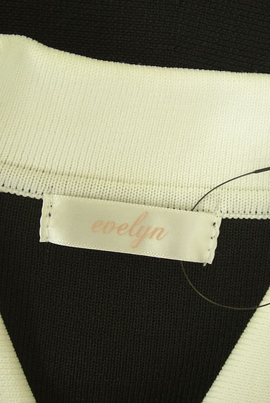 evelyn（エブリン）の古着「パール付きモノトーンミニワンピース（ワンピース・チュニック）」大画像６へ