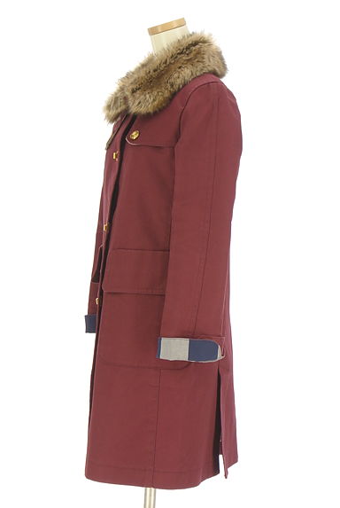 クリックで大画像表示 TOMMY HILFIGER(トミーヒルフィガー)の古着「フェイクファー襟付きコート(コート)」大画像3へ