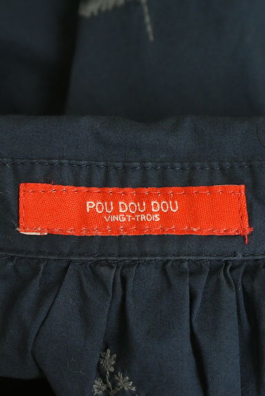 POU DOU DOU（プードゥドゥ）の古着「フラワー刺繍シャツワンピース（ワンピース・チュニック）」大画像６へ
