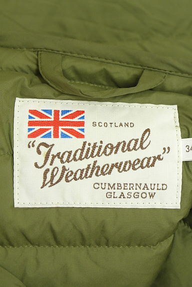クリックで大画像表示 Traditional Weatherwear(トラディショナルウェザーウェア)の古着「ノーカラーロングダウンジャケット(ダウンジャケット・ダウンコート)」大画像6へ