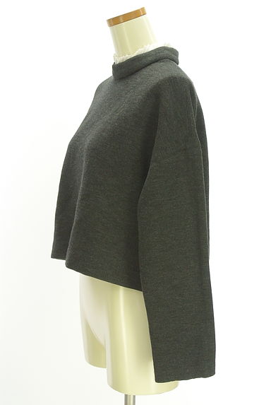 クリックで大画像表示 DOUBLE STANDARD CLOTHING(ダブルスタンダードクロージング)の古着「sov. フリル襟カットソー(カットソー・プルオーバー)」大画像3へ
