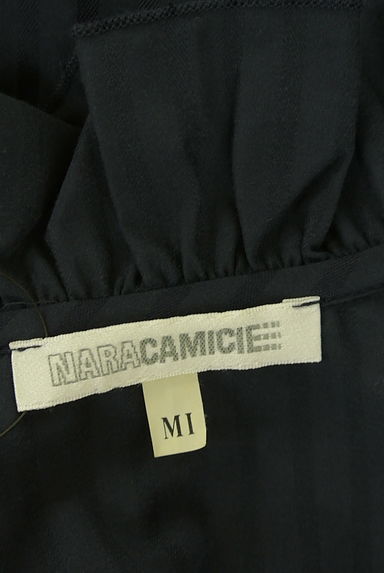 クリックで大画像表示 NARA CAMICIE(ナラカミーチェ)の古着「フリル襟ストライプブラウス(ブラウス)」大画像6へ