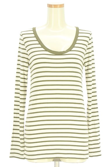 クリックで大画像表示 MOUSSY(マウジー)の古着「ボーダーカットソー(カットソー・プルオーバー)」大画像1へ