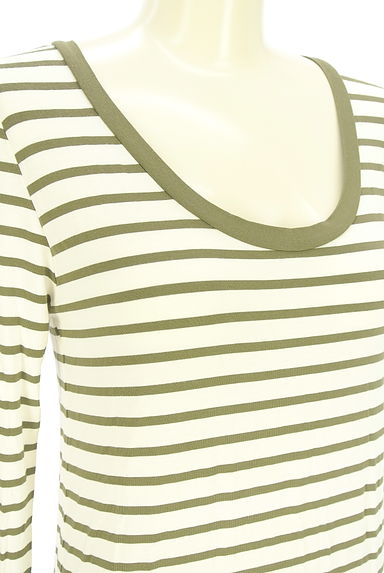 クリックで大画像表示 MOUSSY(マウジー)の古着「ボーダーカットソー(カットソー・プルオーバー)」大画像4へ